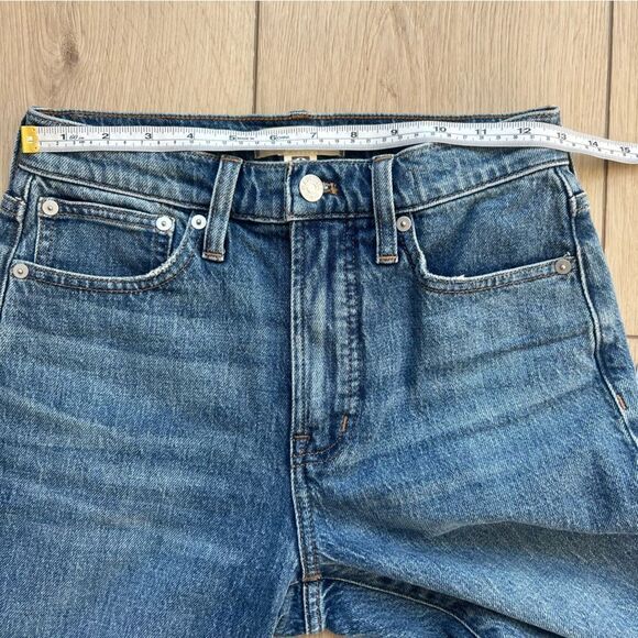MADEWELL The Perfect Vintage Straight Leg Jeans Size 24 Medium Blue Wash Ankle - Picture 8 of 12